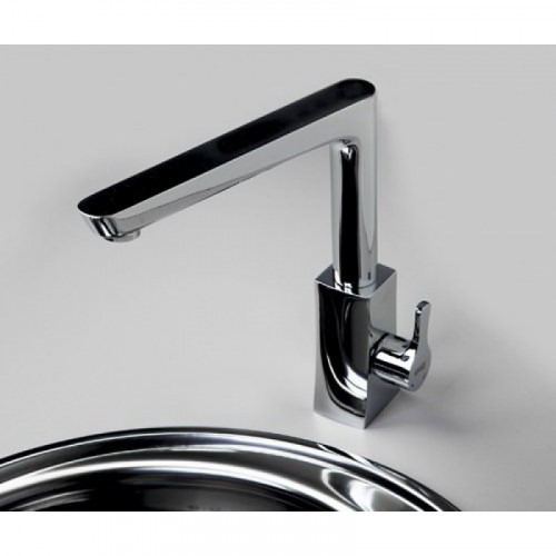 Смеситель WasserKRAFT Berkel 4807 для кухни с поворотным изливом, аэратор с регулируемым наклоном струи, хром