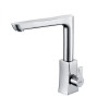 Смеситель WasserKRAFT Berkel 4807 для кухни с поворотным изливом, аэратор с регулируемым наклоном струи, хром