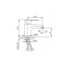 Смеситель для раковины Frap F1066 хром