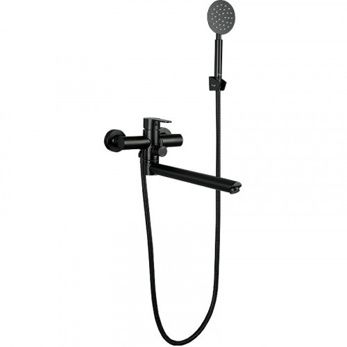 Смеситель для ванны Frap F22801-6 черный матовый