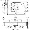 Смеситель для ванны Hansgrohe Vivenis 75420000 хром
