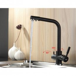 Смеситель для кухни Frap F4352-7 чёрный