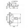 Смеситель для ванны Frap F30701-B