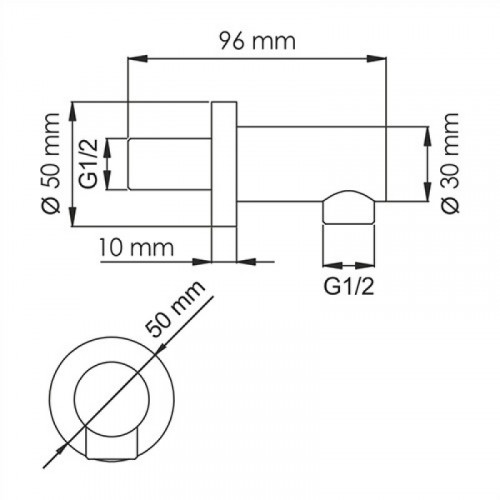 WasserKRAFT A188 Подключение шланга 9062928