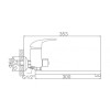 Смеситель для ванны Ledeme L2202B-01 хром