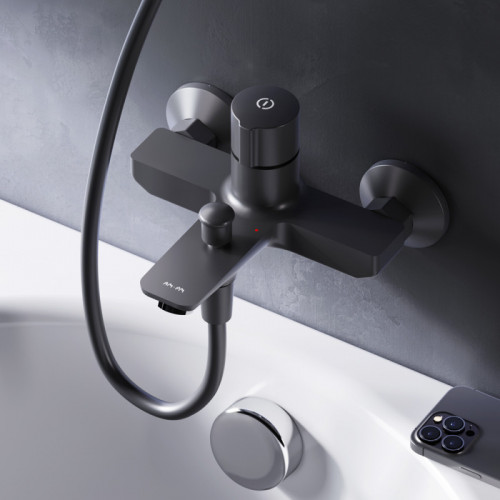 Смеситель для ванны Am.Pm X-Joy F85A10522 черный матовый