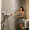 Смеситель для душа Hansgrohe RainSelect 15355400, 2 потребителя, термостатический, белый/хром