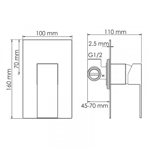 Комплект для раковины WasserKRAFT A15513 хром