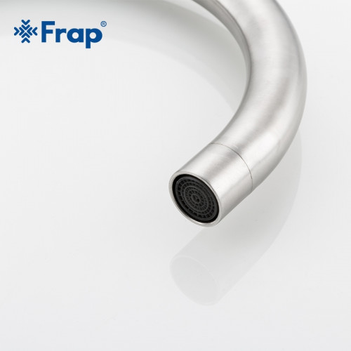 Смеситель для кухни Frap F4048 нержавеющая сталь