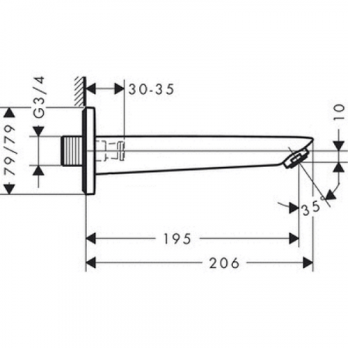 Излив Hansgrohe Logis 71410000