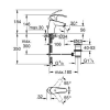 Комплект / Набор смесителей Grohe 3 в 1 Eurosmart 2015 123570 (124446)