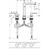 Смеситель Hansgrohe Metropol 32515670 для раковины 160, черный матовый