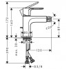 Смеситель для биде Hansgrohe Rebris 72211670