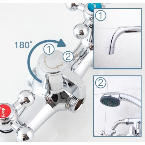 Смеситель для ванны Frap F2619-3 хром