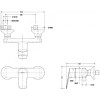 Смеситель для душа Bravat Rhein F9429564CP-01-ENG