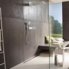 Смеситель для душа Hansgrohe RainSelect 15357600, 4 потребителя, термостатический, черный/хром
