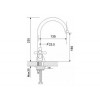 Смеситель для раковины Frap F1318 хром