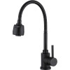 Смеситель для кухни Frap F40993-6 черный матовый