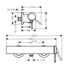 Смеситель для душа Hansgrohe Finoris 76620000 хром