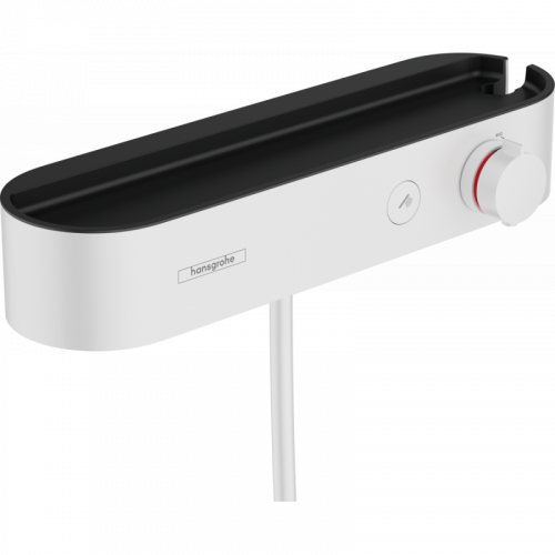Смеситель для душа Hansgrohe ShowerTablet 24360700 термостатический матовый белый