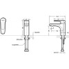 Смеситель для раковины Bravat Source F1173218BW-ENG