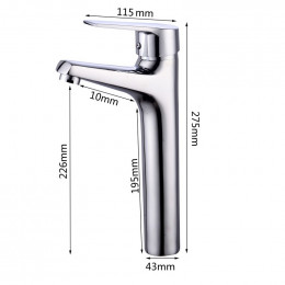 Смеситель для раковины River Lux R024 10000003149 Хром