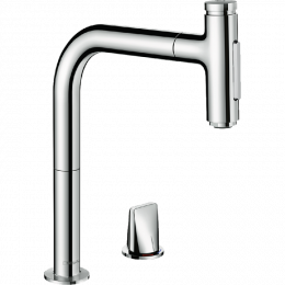 Смеситель для кухни Hansgrohe Metris Select M71 73819000 Хром