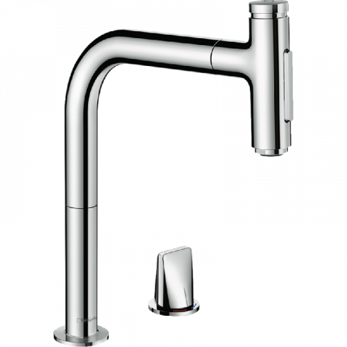 Смеситель для кухни Hansgrohe Metris Select M71 73819000 Хром