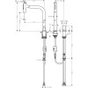 Смеситель для кухни Hansgrohe Metris Select M71 73819000 Хром
