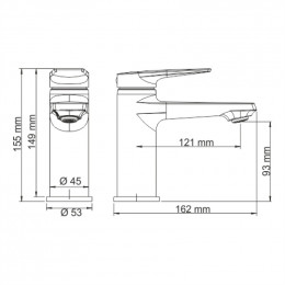 WasserKRAFT Glan 6603 Смеситель для раковины