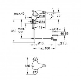 Смеситель для биде Grohe Talia 24416000