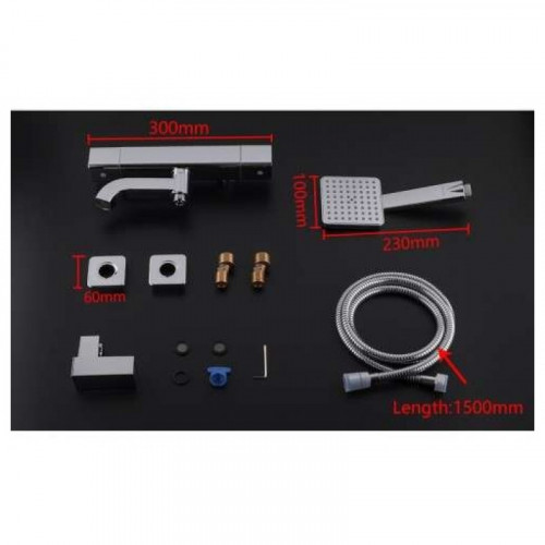 Смеситель для ванны Gappo G3291 хром