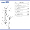 Смеситель WasserKRAFT Dinkel 5803 для раковины