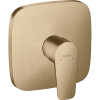 Смеситель Hansgrohe Talis E 71765140 для душа, бронза матовый