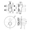 Смеситель для душа Paffoni Stick SK019ST Сталь