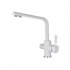 Смеситель для кухни Kaiser Decor 40144-10 под фильтр белый