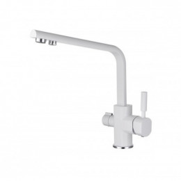 Смеситель для кухни Kaiser Decor 40144-10 под фильтр белый