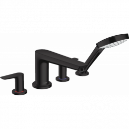Смеситель Hansgrohe Talis E 71748670 для ванны, черный матовый