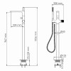 Смеситель для ванны WasserKRAFT Mosel 4621 хром