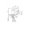 Смеситель для раковины Frap F1013 хром