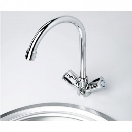 Смеситель WasserKRAFT AMPER 2907 для кухни с поворотным изливом, хром