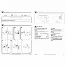 Смеситель для ванны Bravat Gina P69182C-ENG