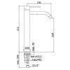Смеситель для раковины Paffoni Light LIG081ROSE Розовое золото