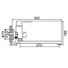 Смеситель для ванны Ledeme L2253W белый/хром
