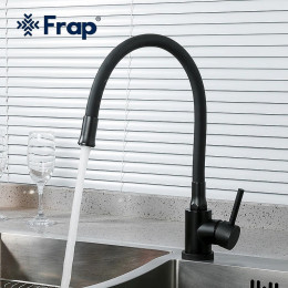 Смеситель для кухни Frap F40994-6 черный матовый