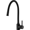 Смеситель для кухни Frap F40994-6 черный матовый