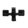 Смеситель для ванны BelBagno Luce LUC-VAS-NERO черный матовый