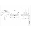 Смеситель для ванны c коротким изливом Bravat Stream F63783C-01A