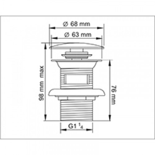 Донный клапан WasserKRAFT Exter А046