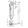 Смеситель Hansgrohe Metropol Classic 31445090 для ванны, хром/золото